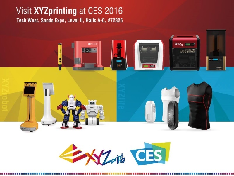 XYZPrinting представила арсенал 3D-принтеров